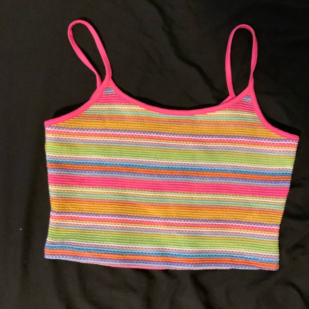 Beach crop tank top